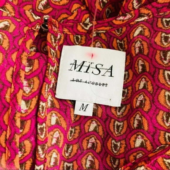 Anthropologie Misa Los Angeles Campania Ruffled Blouse Size Medium NWOT $326 - Picture 8 of 15